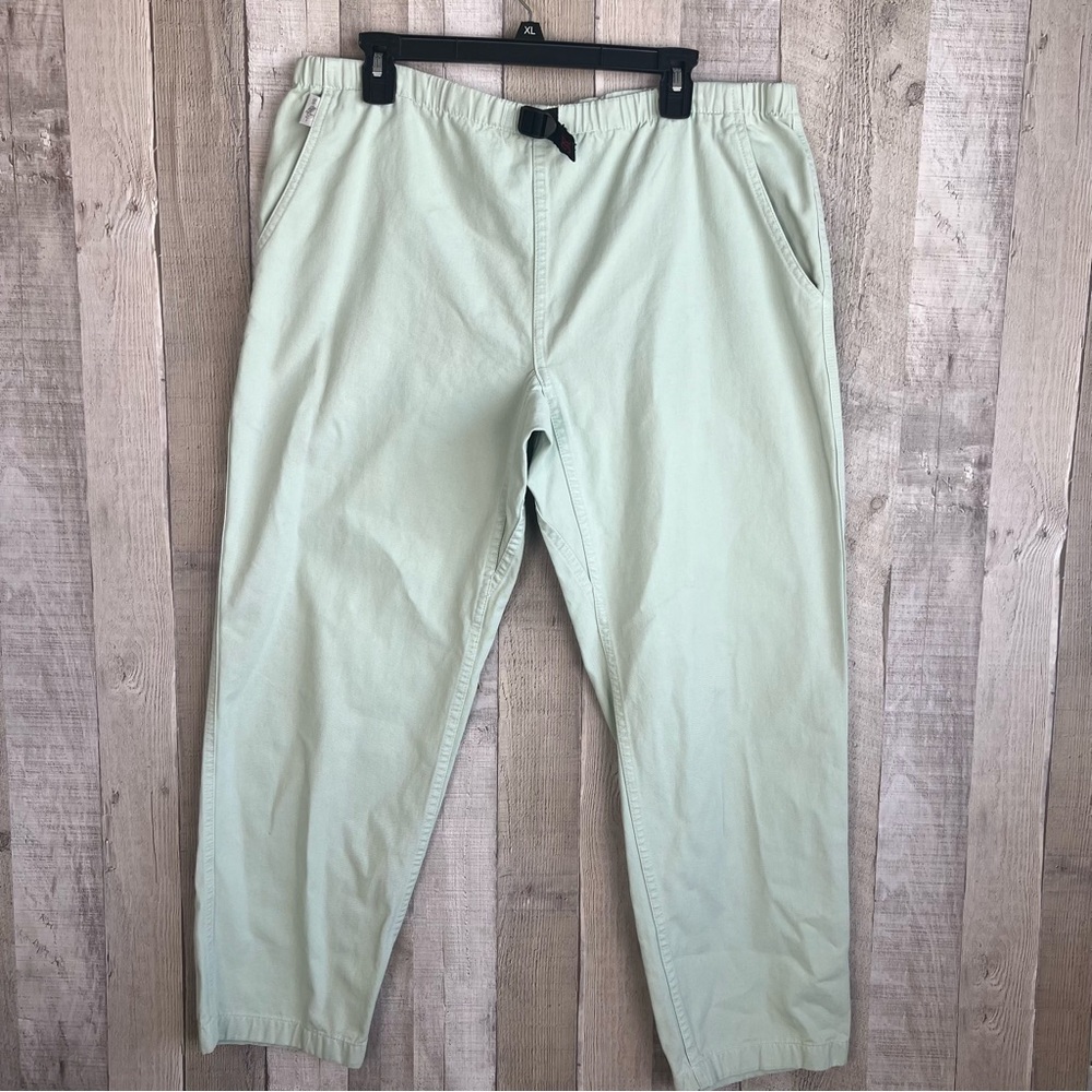 Vintage Gramicci Pants Women Large
14/16 Sage Belted Twill Gorpcore Tapered
USA